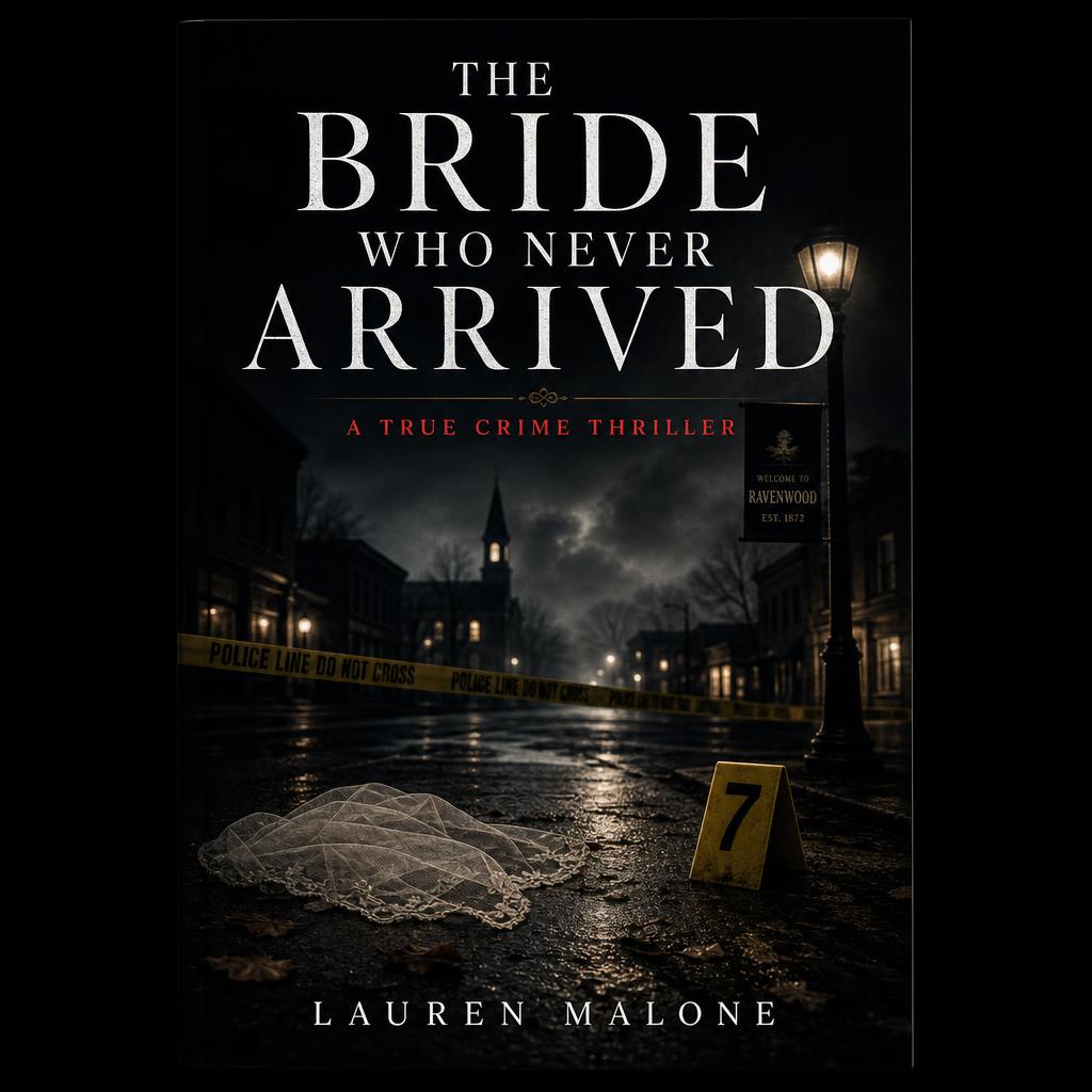 Example true crime book cover generated with the Cover Generator bonus